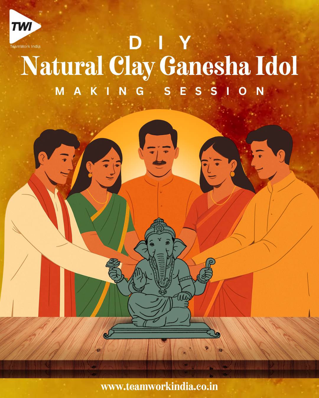 Read more about the article This Ganesh Chaturthi, bring your workplace to life with creativity, collaboration, and festive cheer!