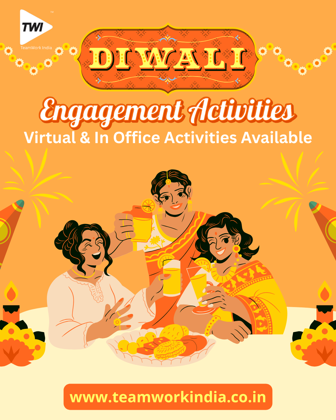 Read more about the article 5 Reasons Why Engagement Activities During Diwali Are Best for Corporates to Grow as a Family